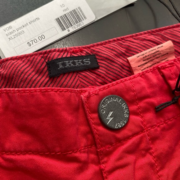 IKKS Slash Pocket Boys Shorts Size 10 - Picture 5 of 9